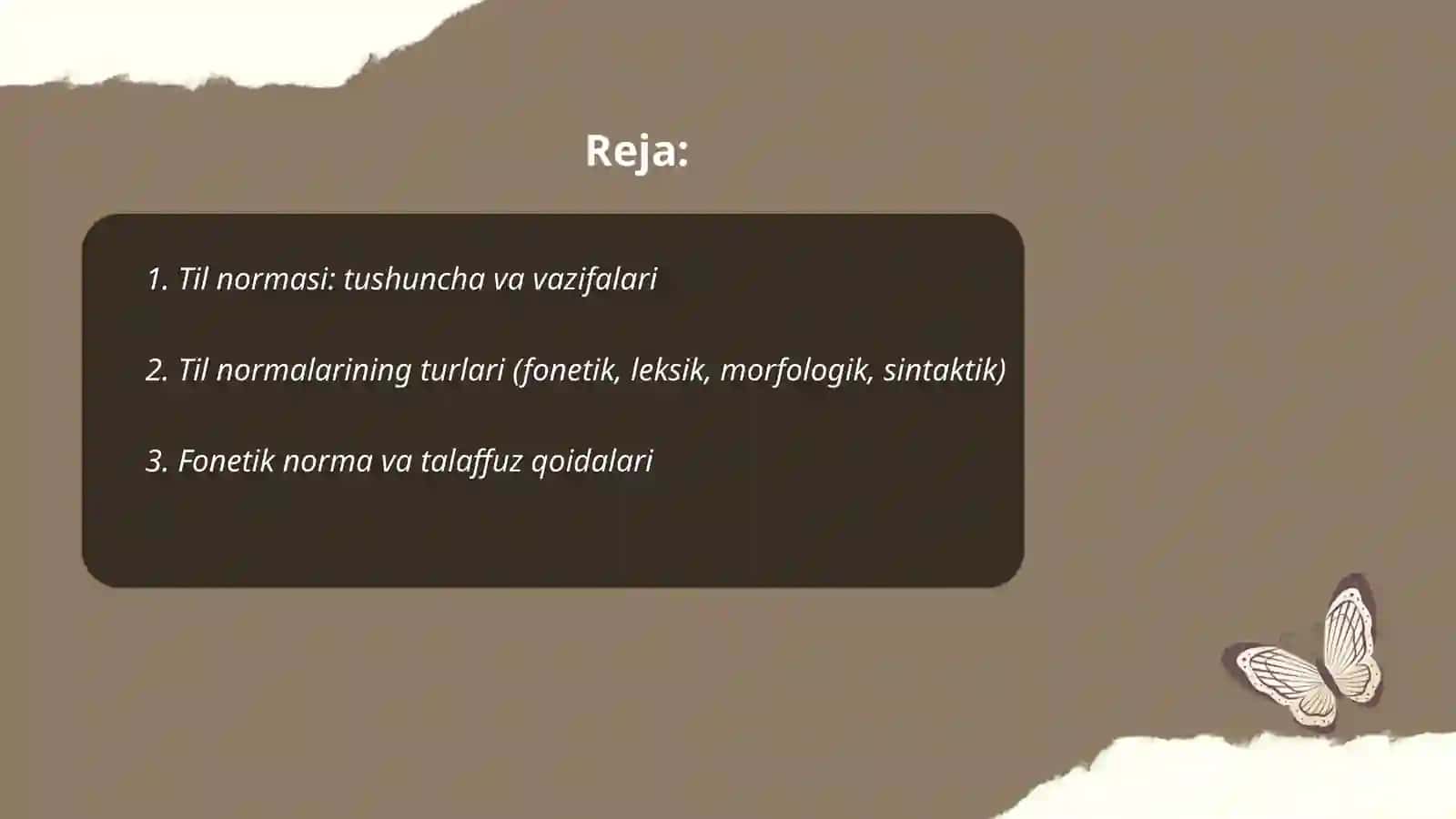 Til normasi: tushuncha va vazifalari 2