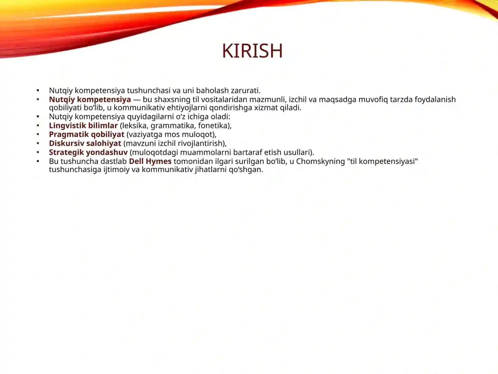 Nutqiy kompetensiyalarni baholash asoslari 2