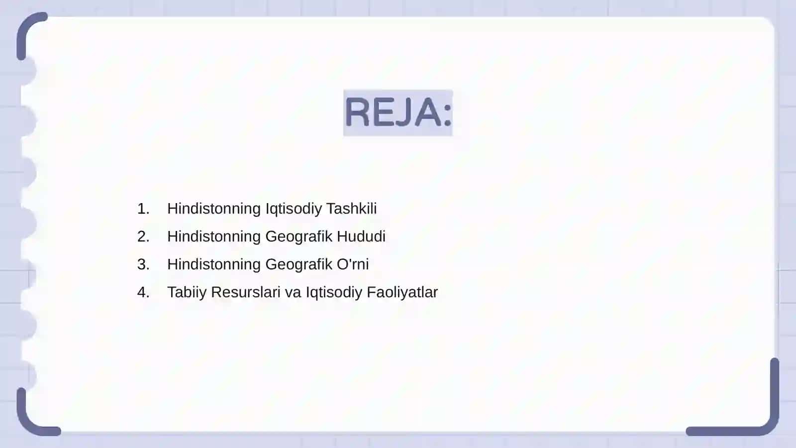 Hindiston Iqtisodiy-Geografik Tavsifi, Hududi, Geografik o'rni 2