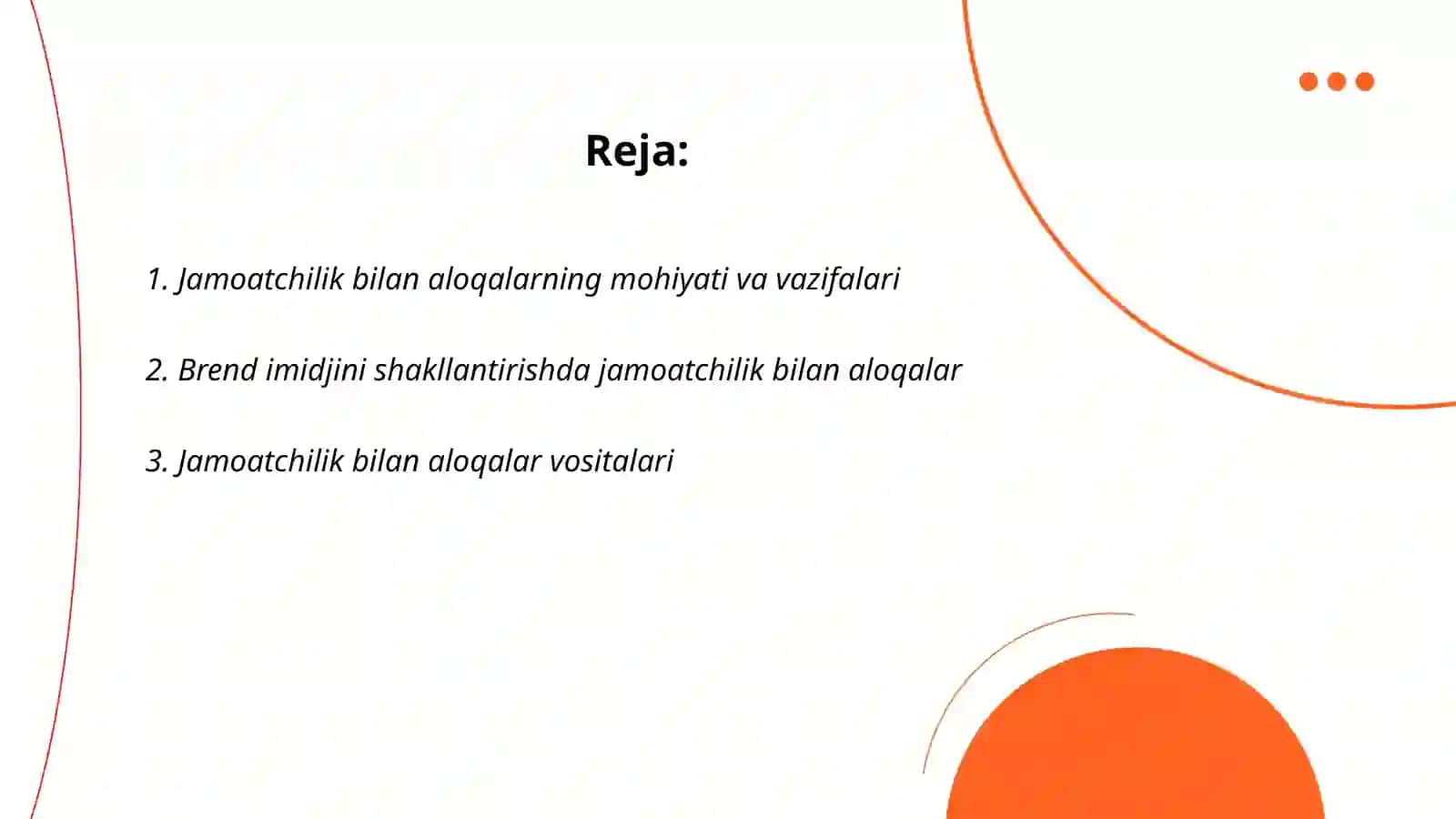Marketing kommunikatsiyalari tizimida jamoatchilik bilan aloqalar 2