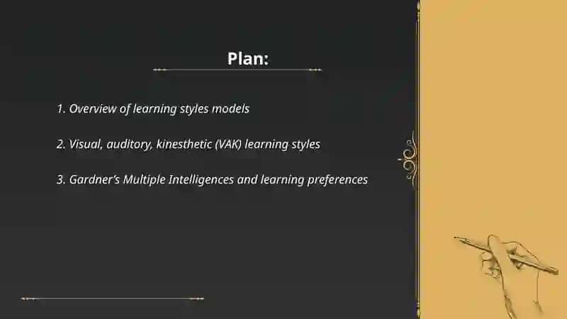 Education and learning styles 2