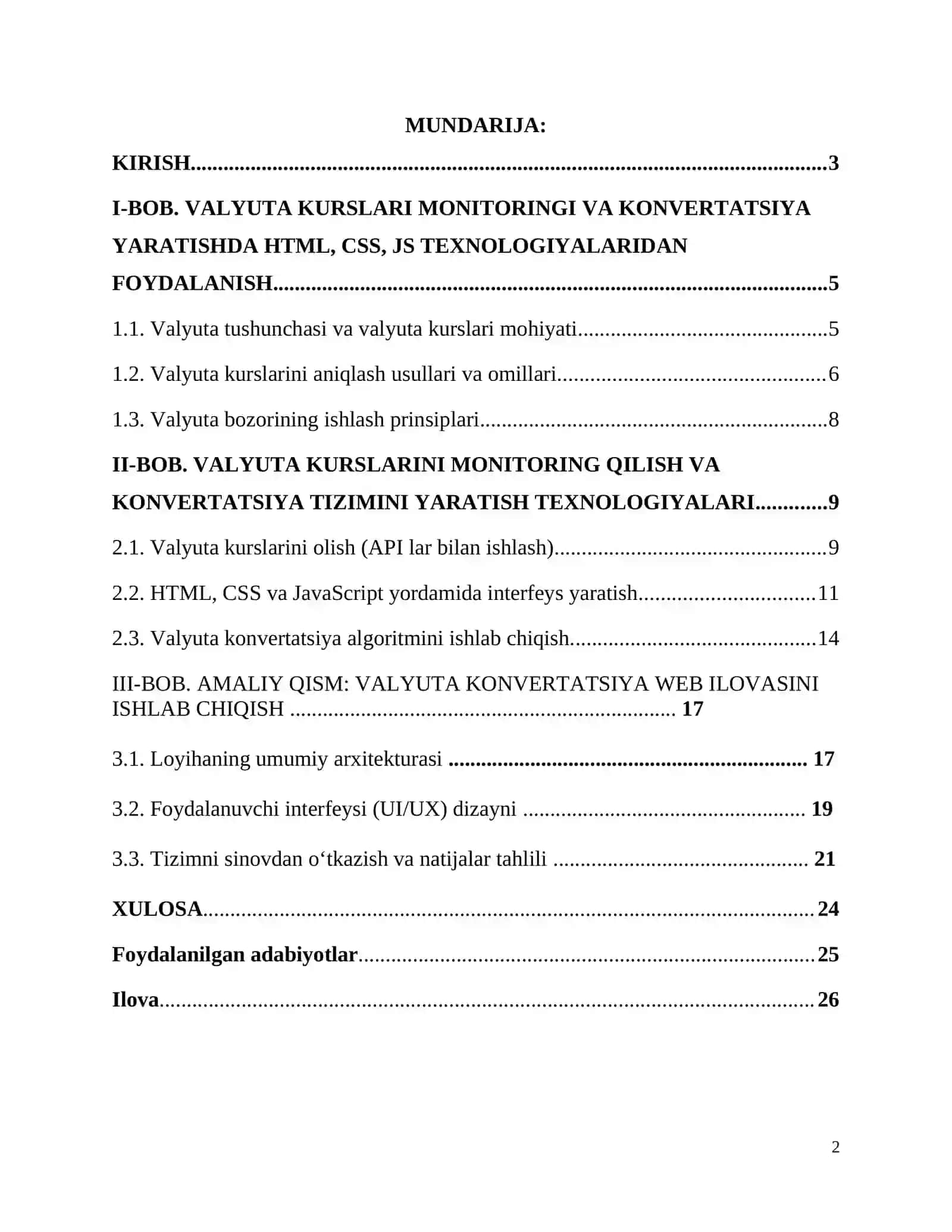 Valyuta Kurslari Monitoringi va Konvertatsiya Tizimi 2