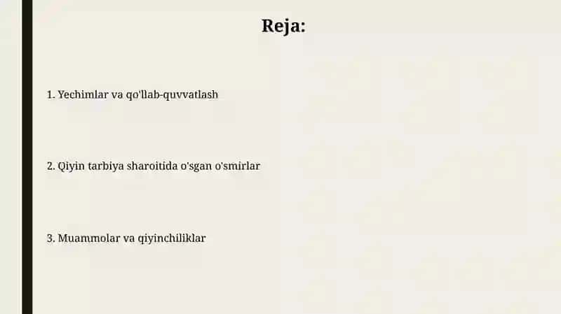 Mustaqilta'lim topshirig'i 2
