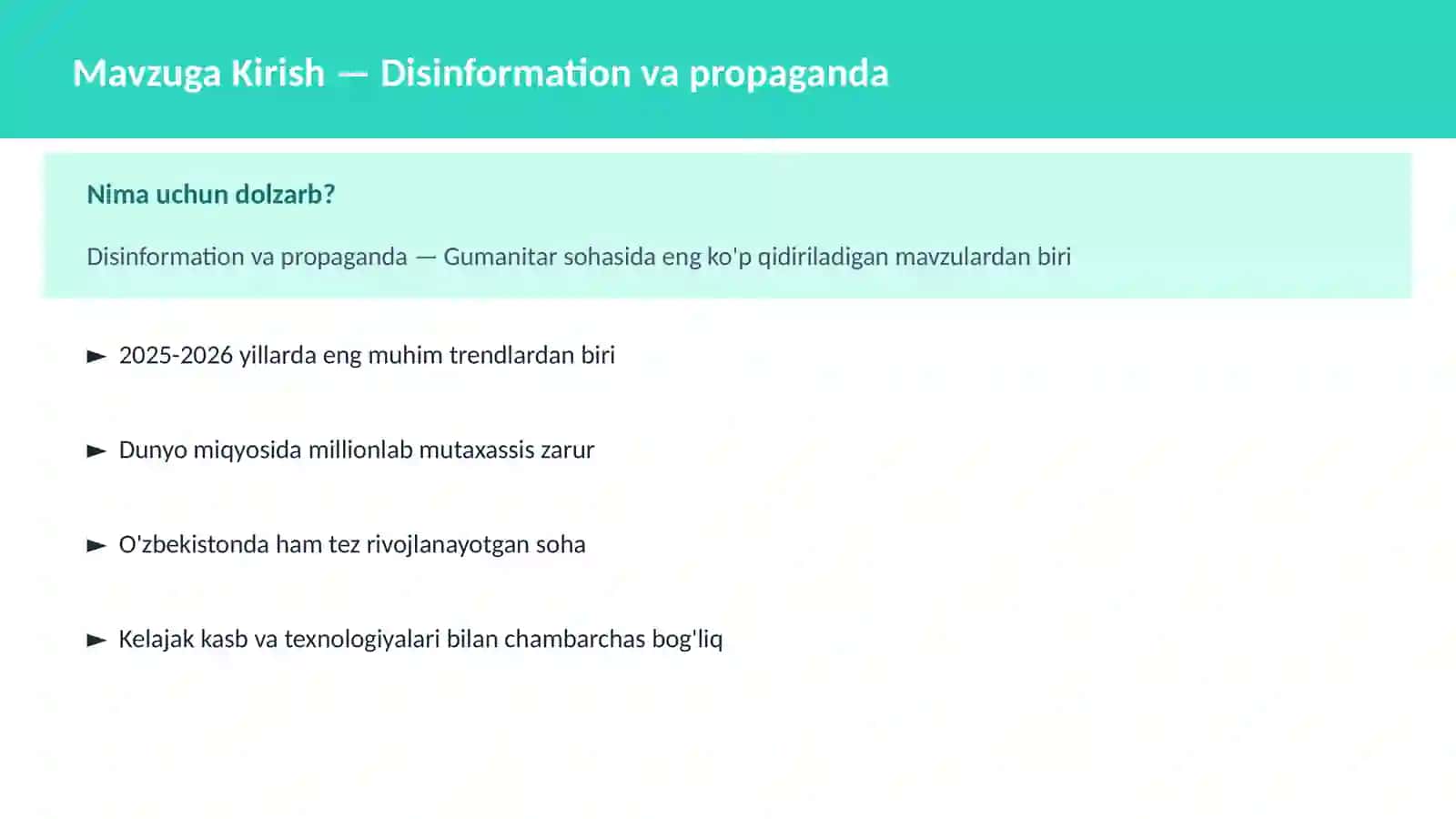 Disinformation va propaganda 2