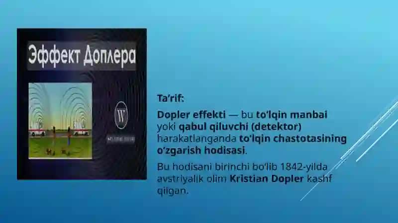 Dopler effekti (Doppler effekti) 2