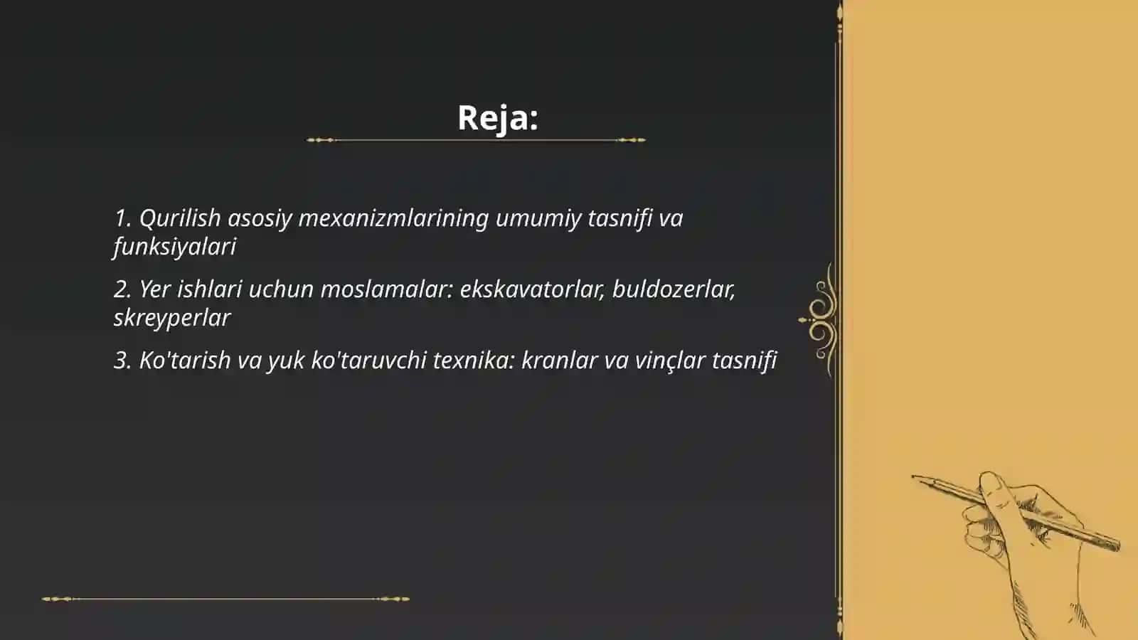 Qurilishtashkilotlariasosiyvositalariningtasnifivatavsifi 2