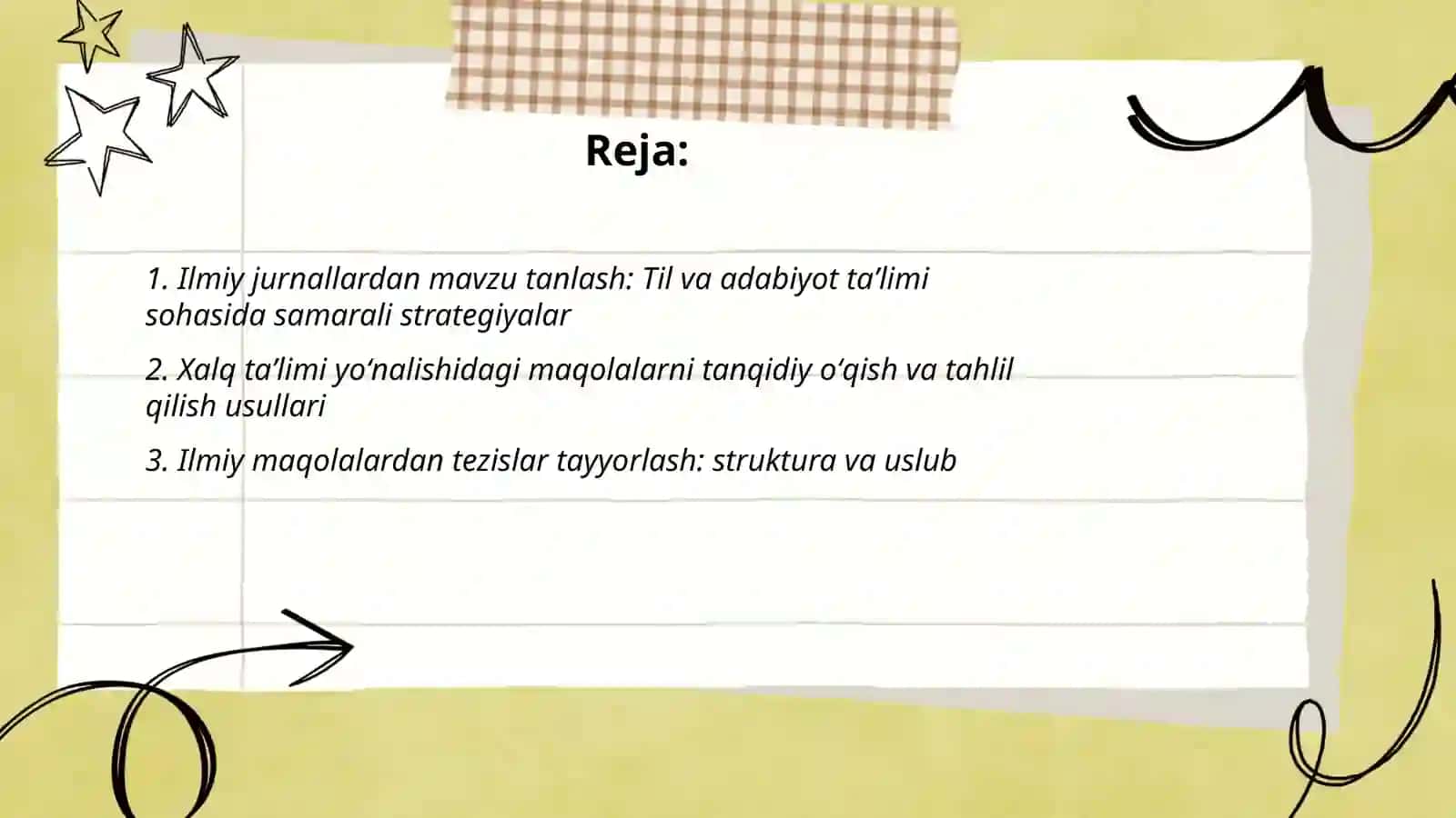 Til va adabiyot taʼlimi sohasida samarali strategiyalar 2
