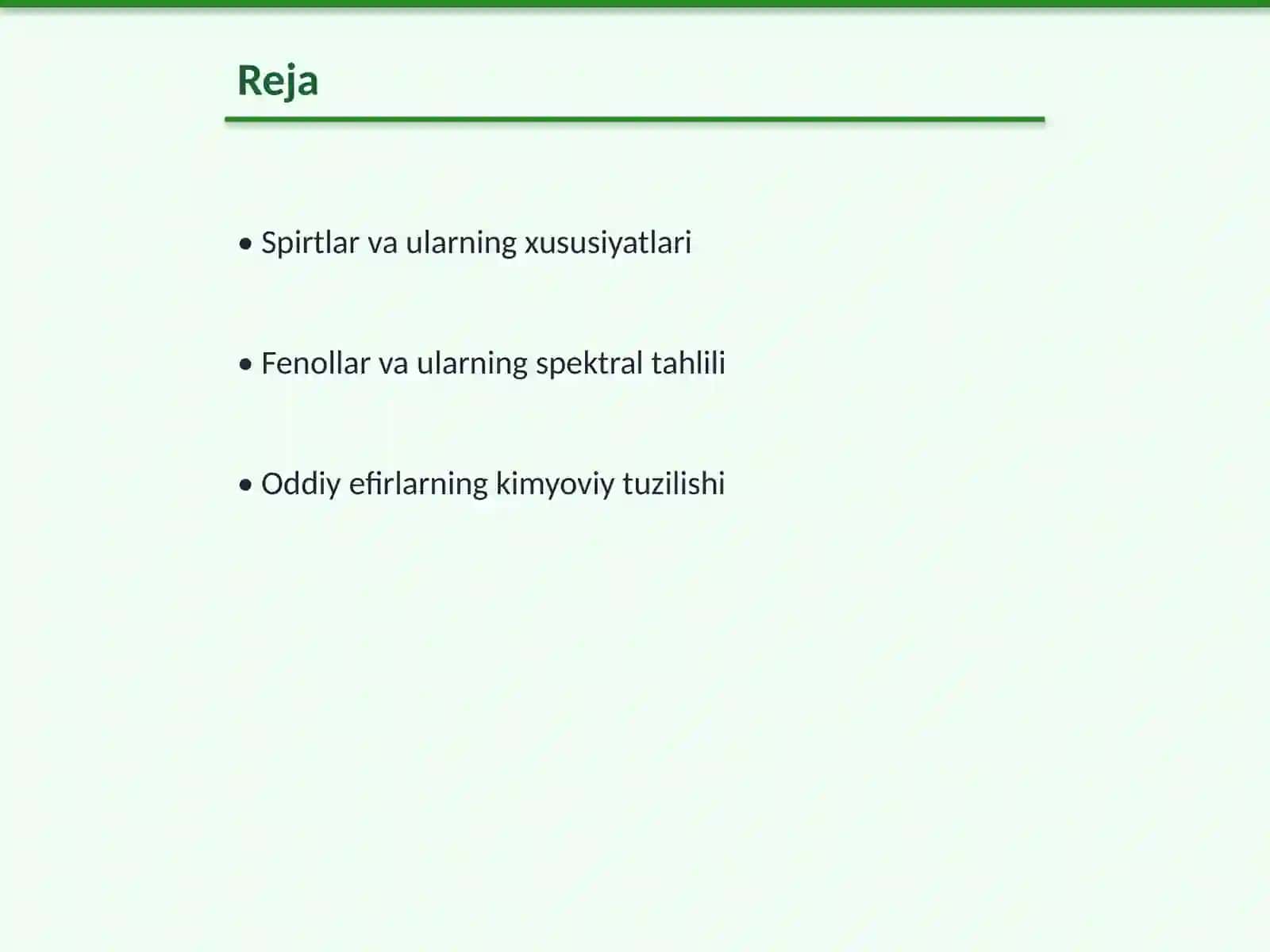 Spirtlar va oddiy efirlarning IQ spektrlari (spirtlar, fenollar, oddiy efirlar, atsetallar 2