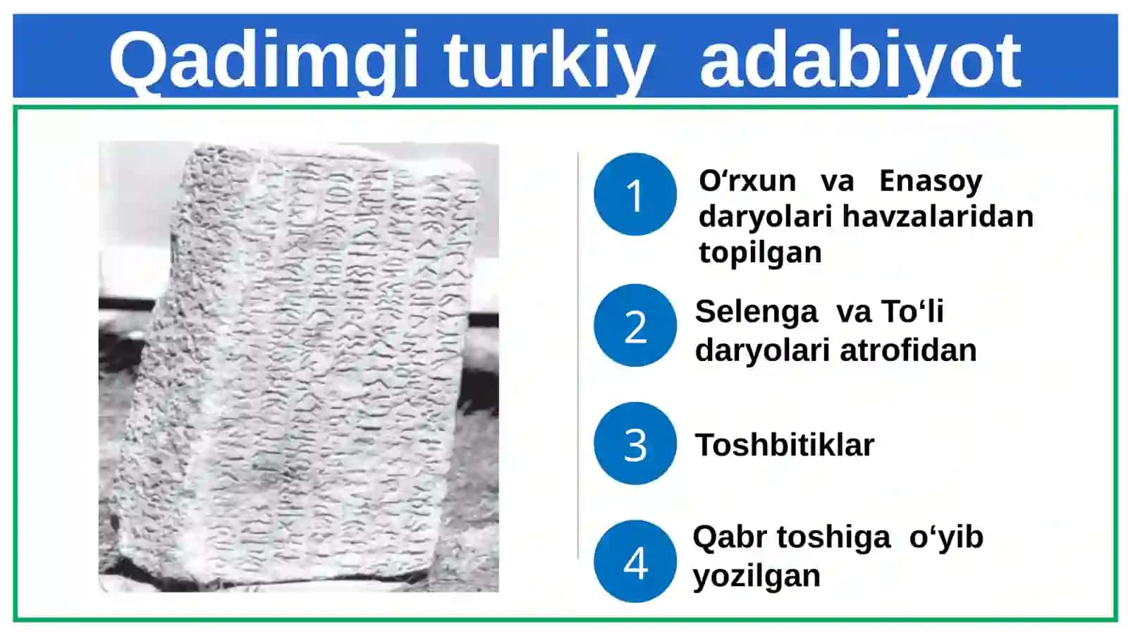 Toshbitiklar 2