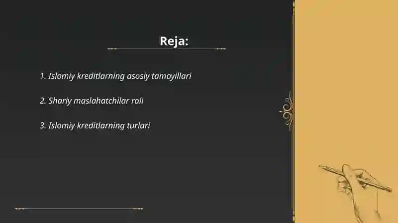 Islomiy kreditlar 2