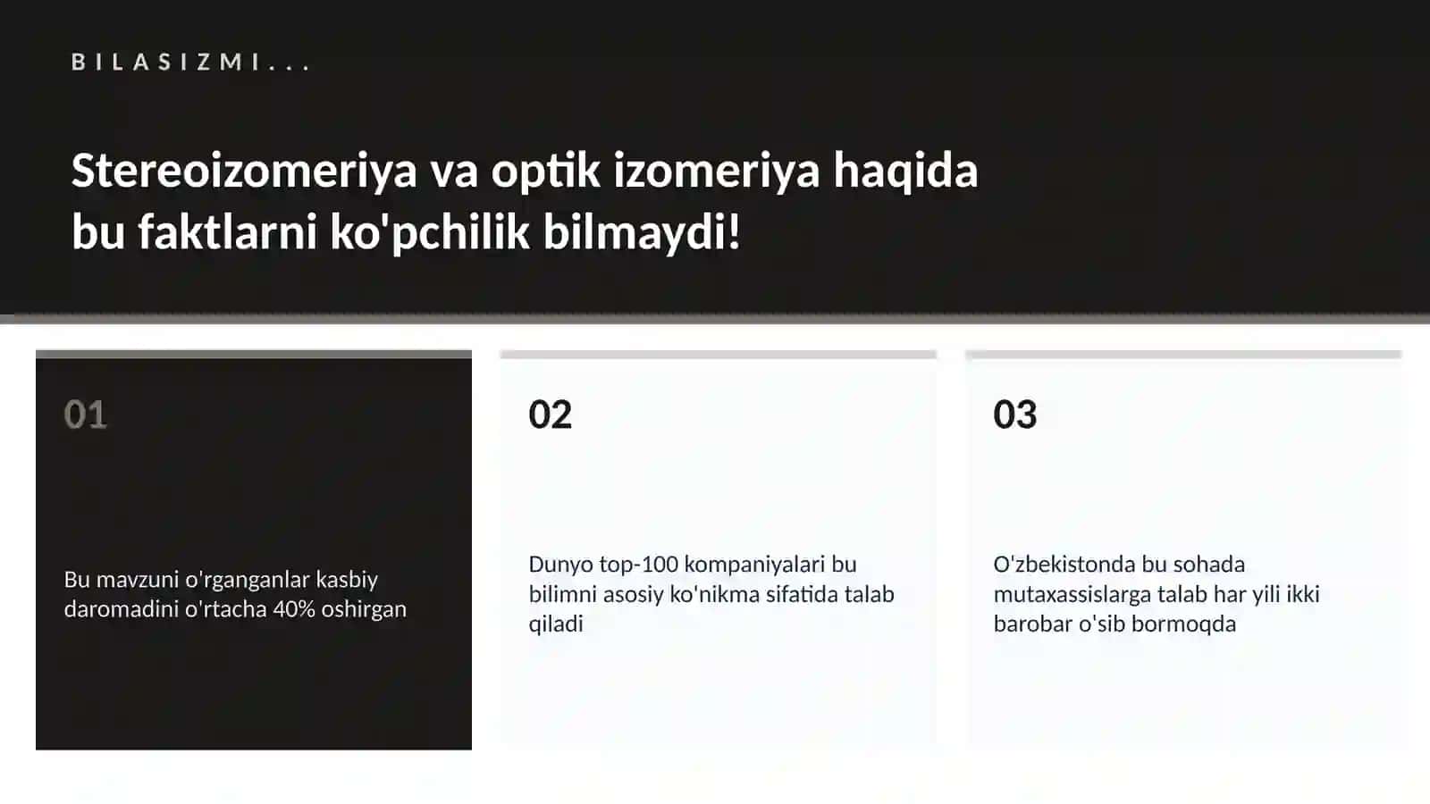 KIMYO — UY VAZIFALARI 2