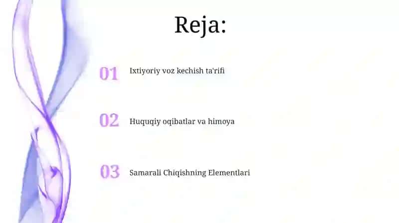 Samarali Chiqishning Elementlari 2