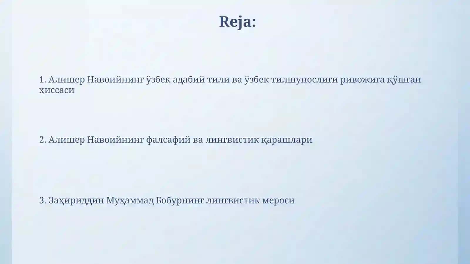 Alisher Navoiyning oʻzbek adabiy tili va oʻzbek tilshunosligi 2