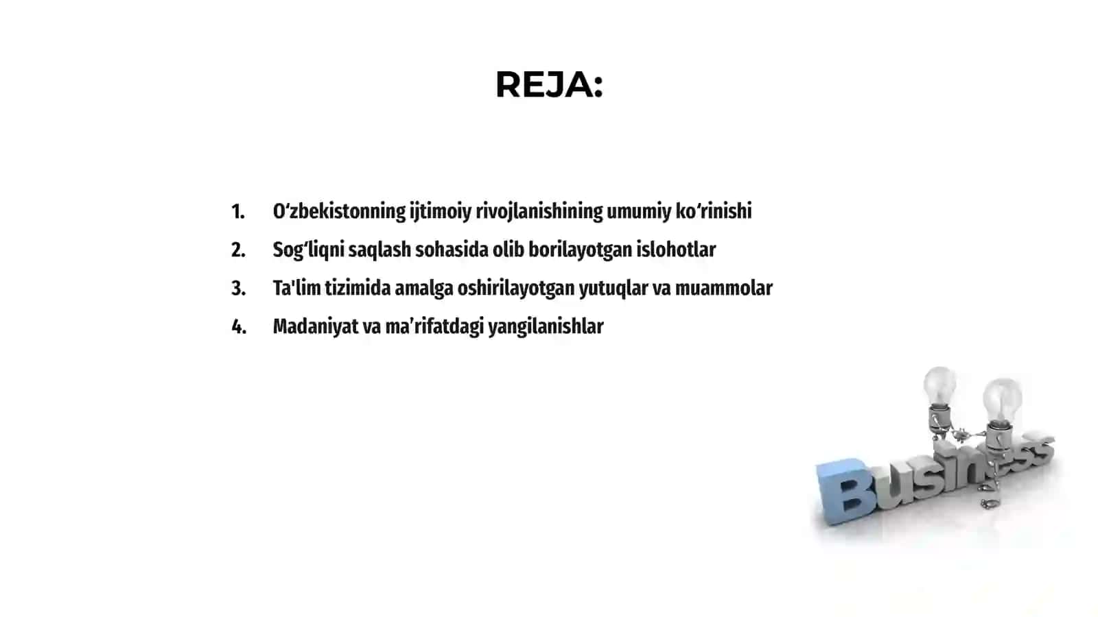 O‘zbekistonda ijtimoiy rivojlanish 2