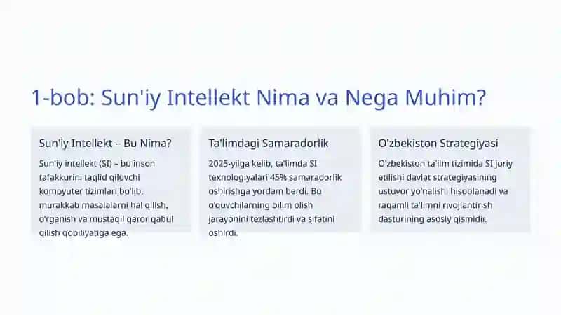 Sun'iy Intellekt Nima va Nega Muhim? 2