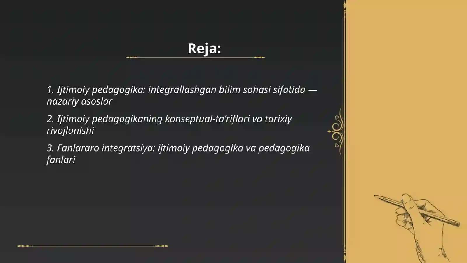 Ijtimoiy pedagogika: integrallashgan bilim sohasi sifatida — nazariy asoslar 2