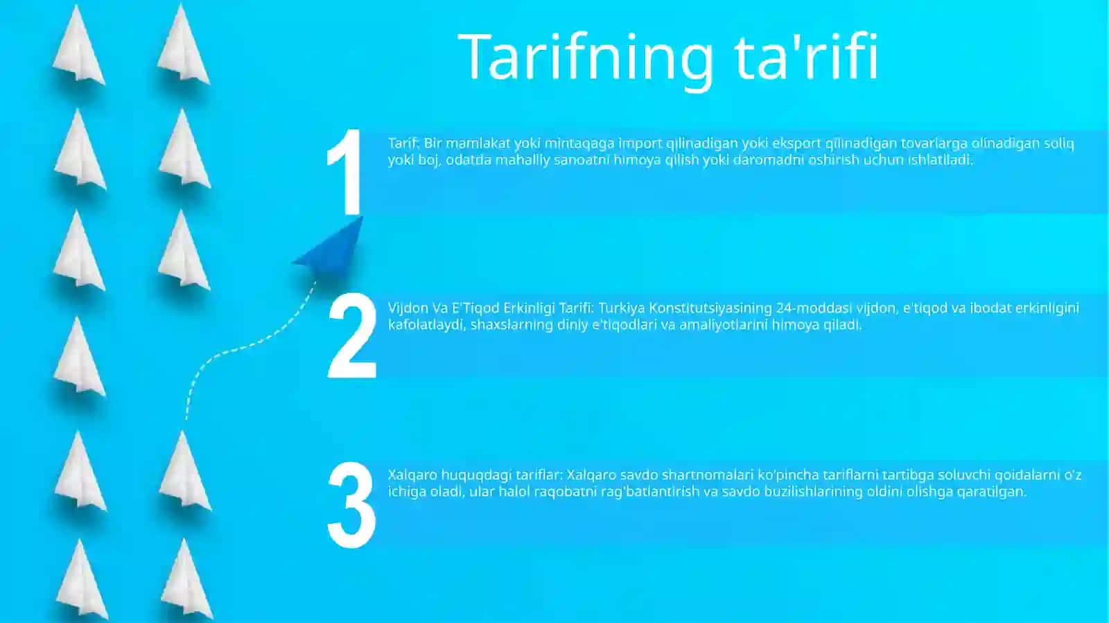 Vijdon Va E'Tiqod Erkinligi Tarifi 2