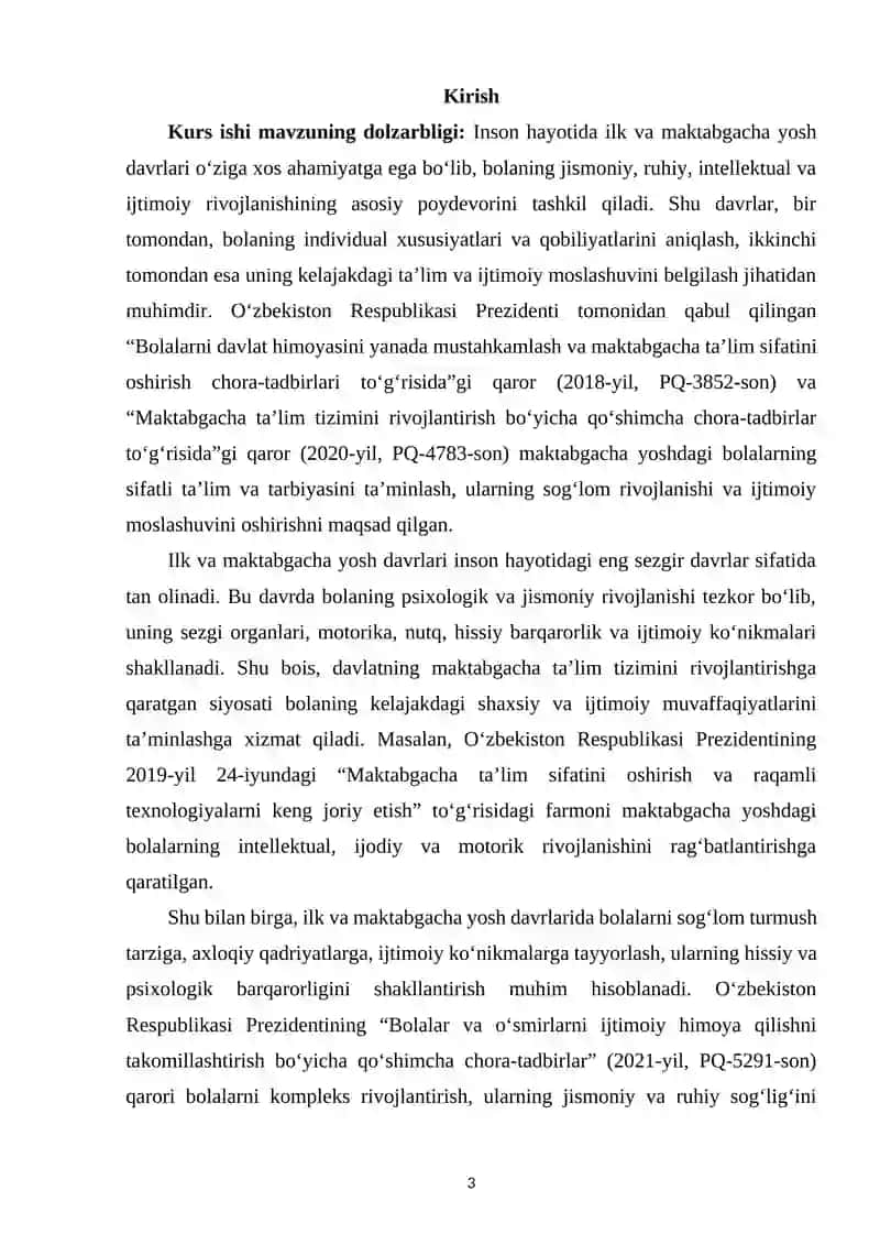 Ilk va maktabgacha yosh davrlarining inson hayotida tutgan o‘rni 2