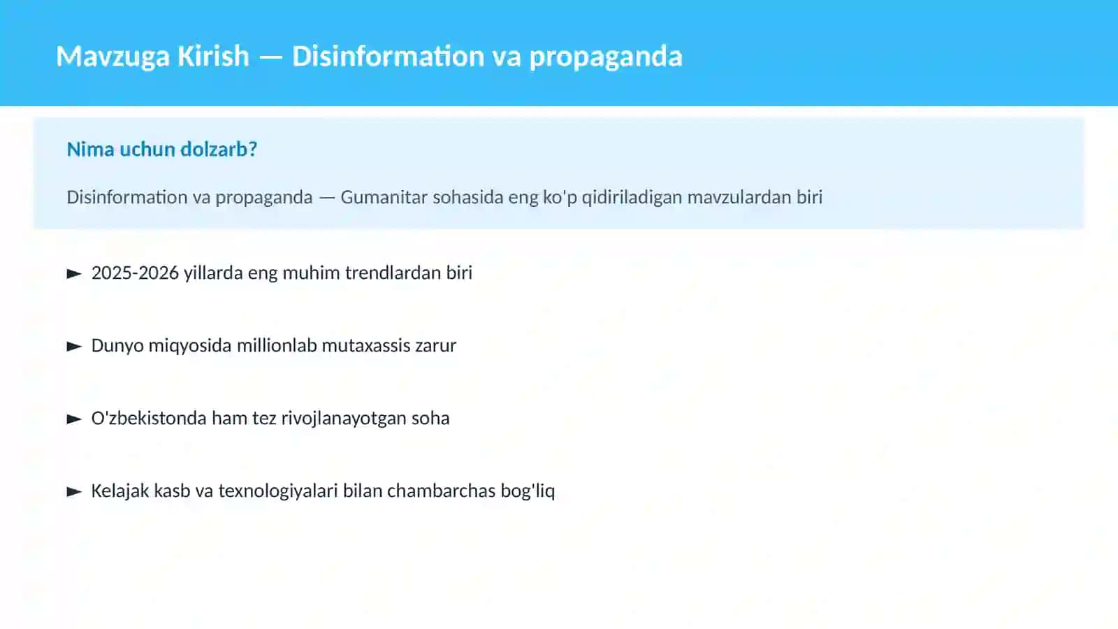 Disinformation va propaganda 2