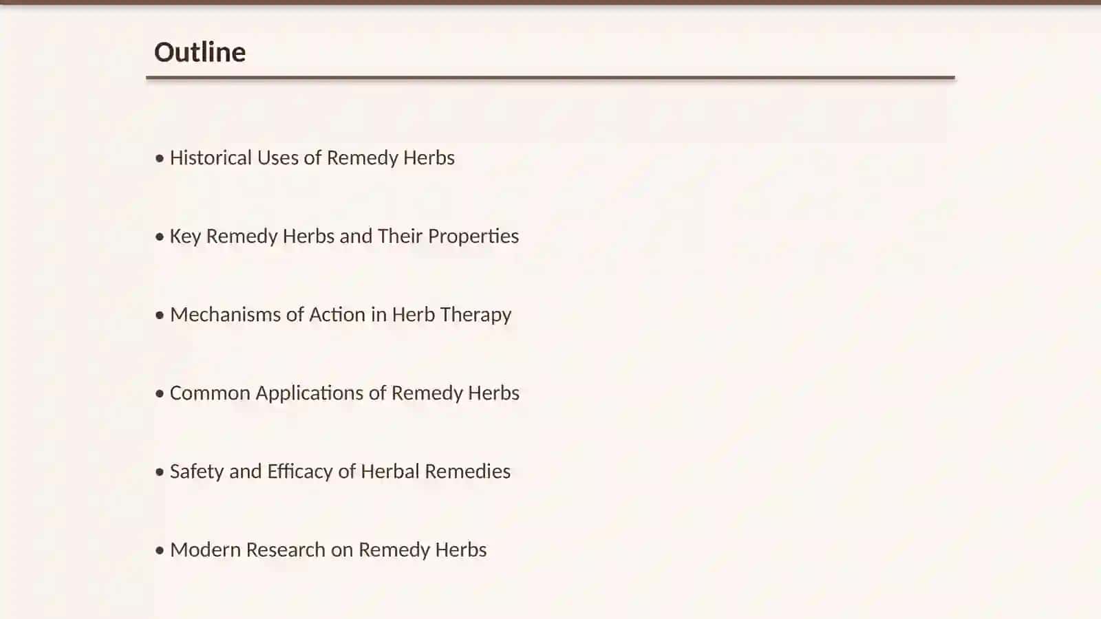 Remedy herbs 2