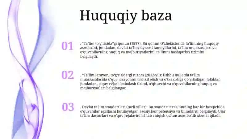 Ta'lim to'g'risida 2