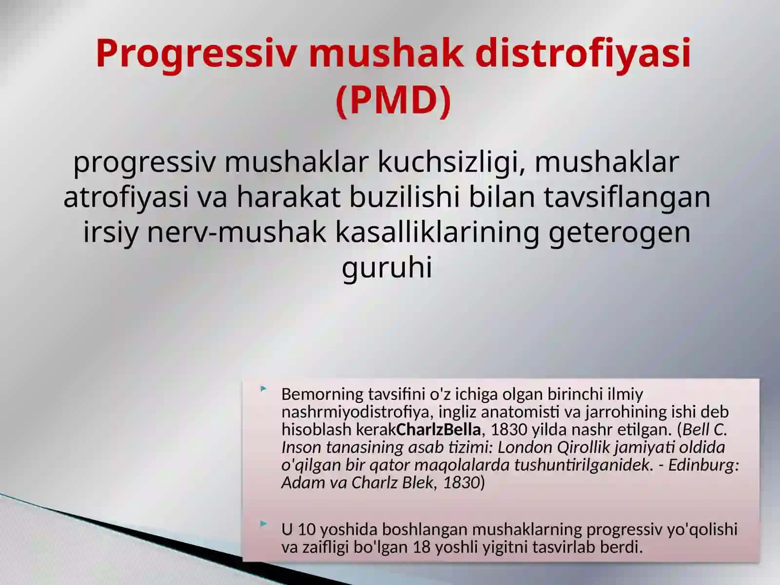 PROGRESSIV MUSUKLAR DISTROFIYASI 2