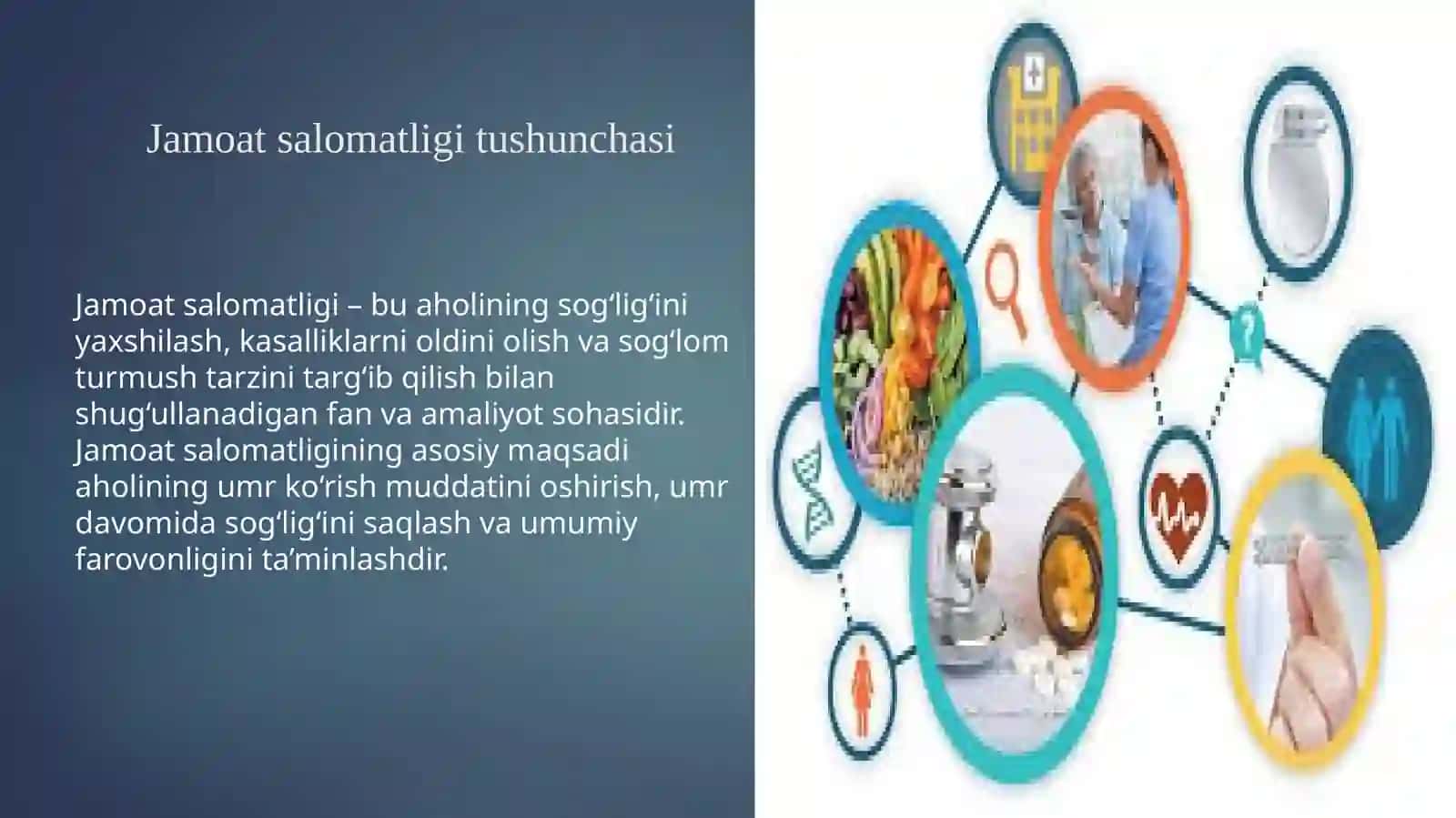 Jamoat salomatligi: Asosiy tushunchalar va belgilovchi omillar 2