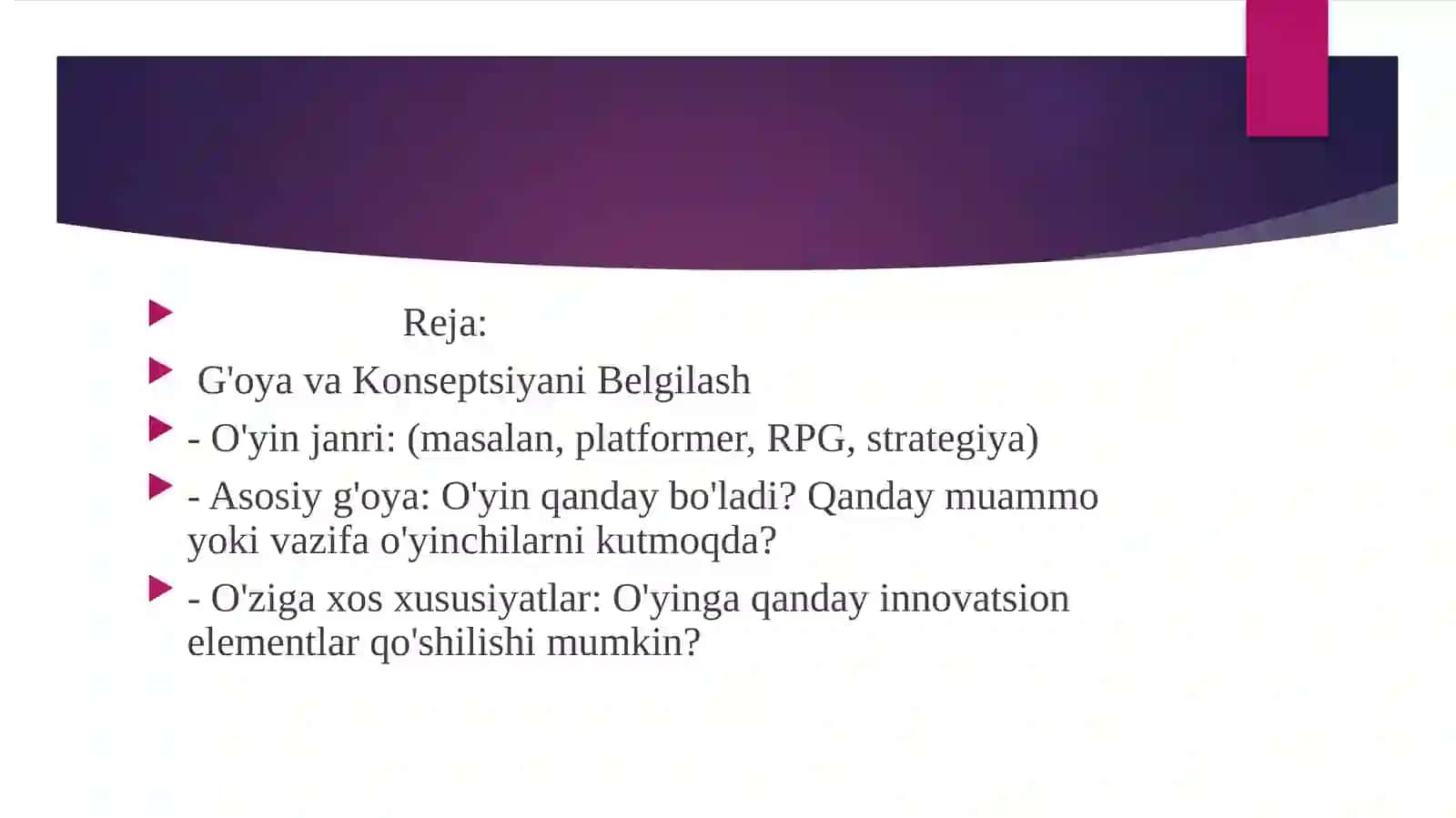 Grafik o`yinlar 2