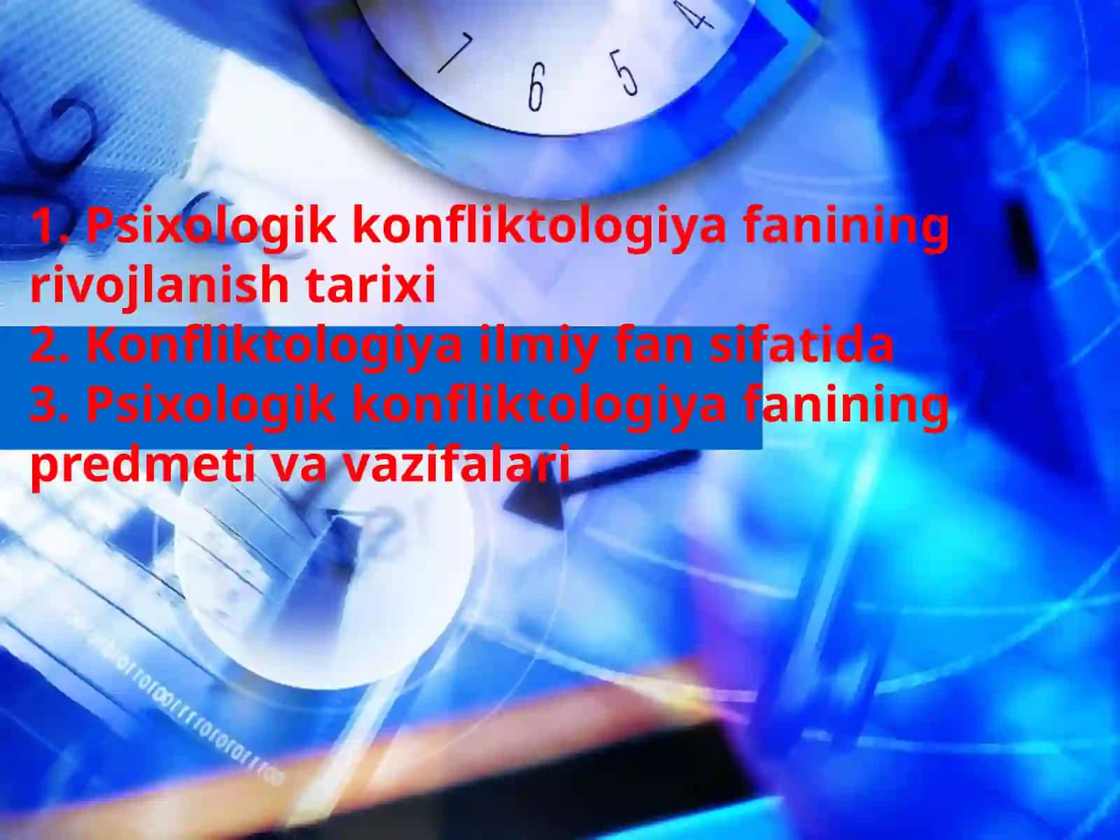 Конфликтология фанига кириш 2