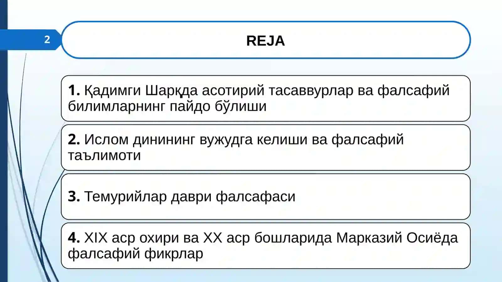 SHARQ FALSAFASI VA UNING IJTIMOIY TARAQQIYOTDAGI RO‘LI 2