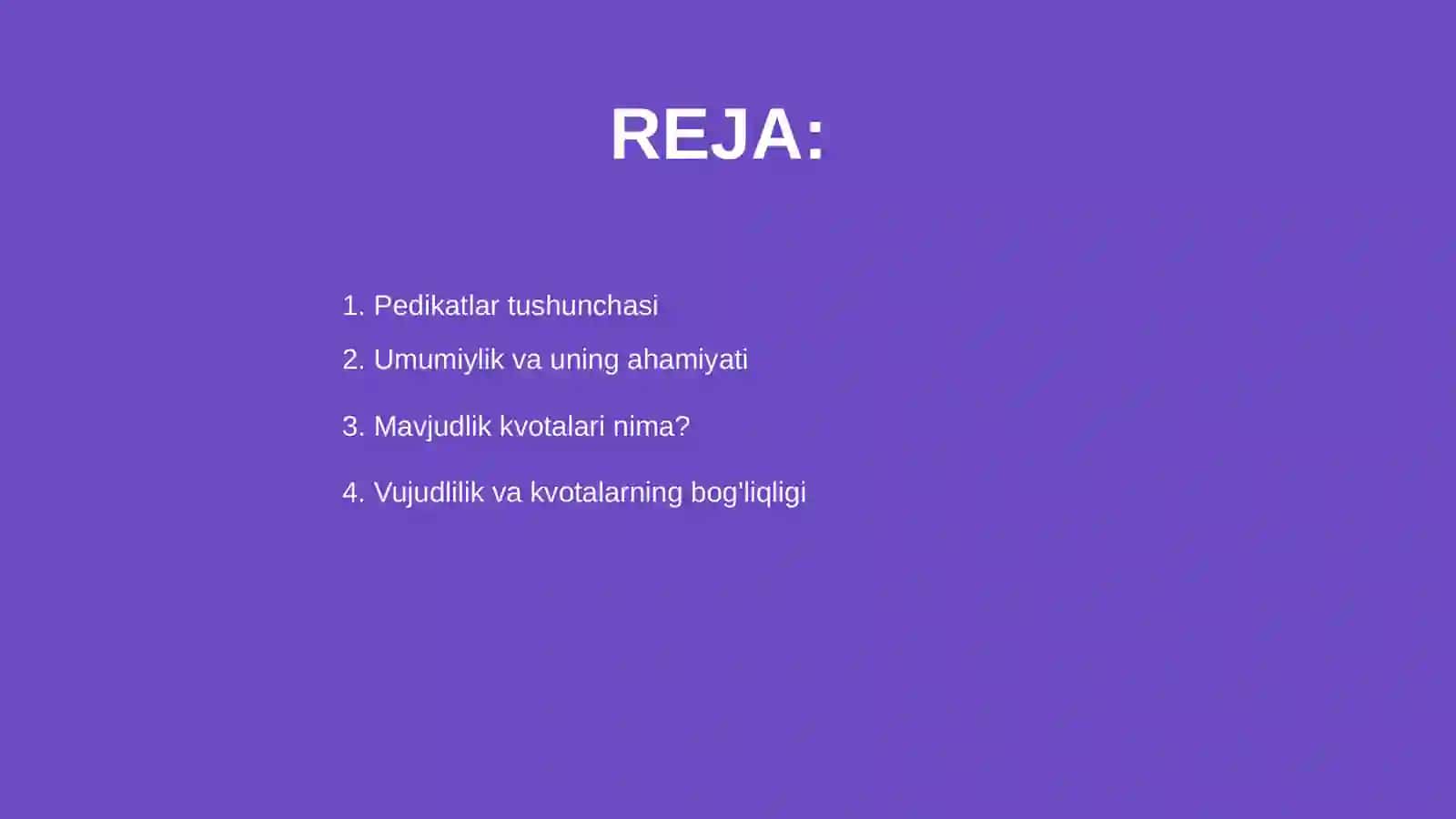 Pedikatlar 2