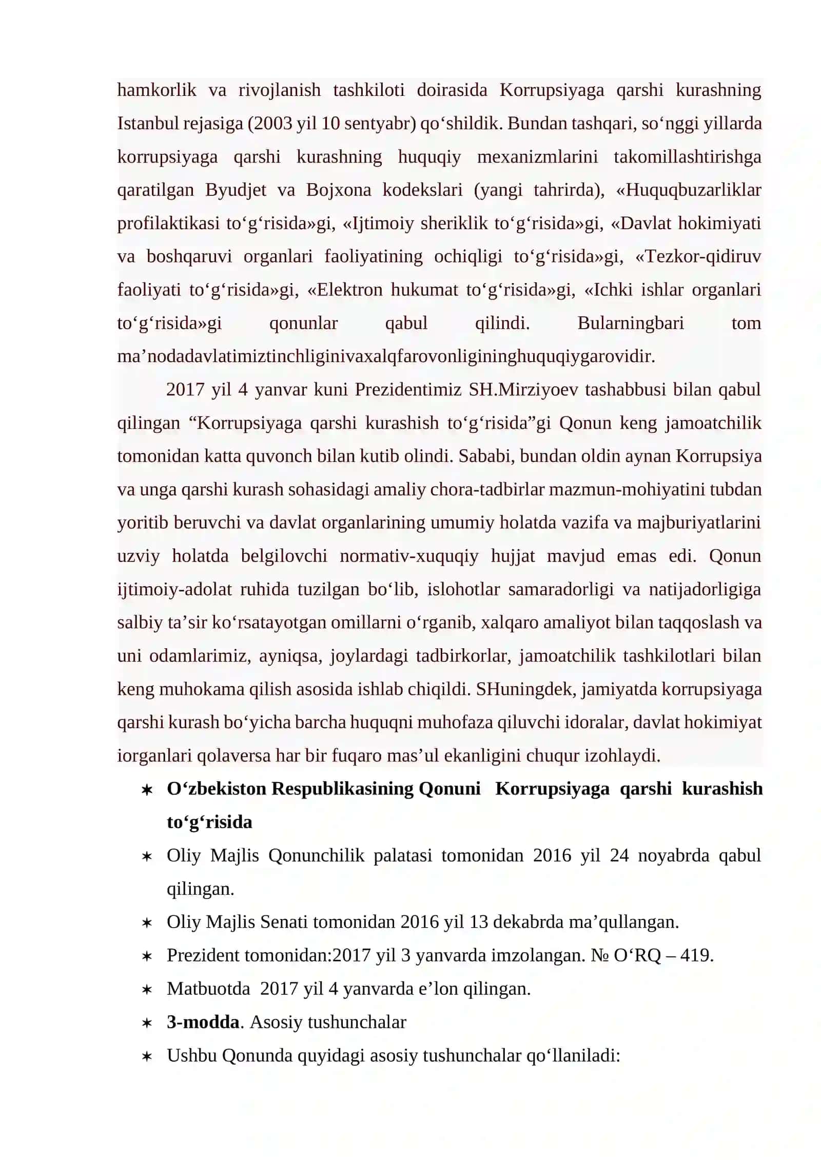 Korrupsiyaga qarshi kurash mexanizmlari 2