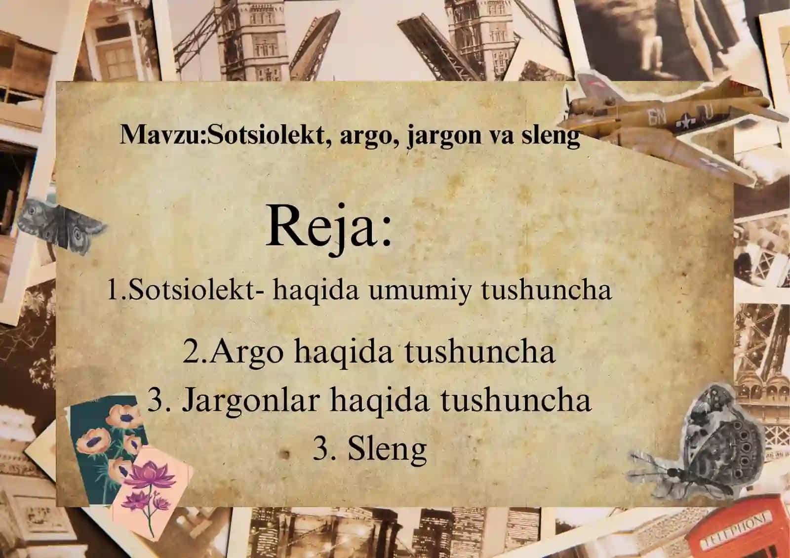 Sotsiolingvistika fanidan "Tilshunoslar" jamoasining taqdimoti 2