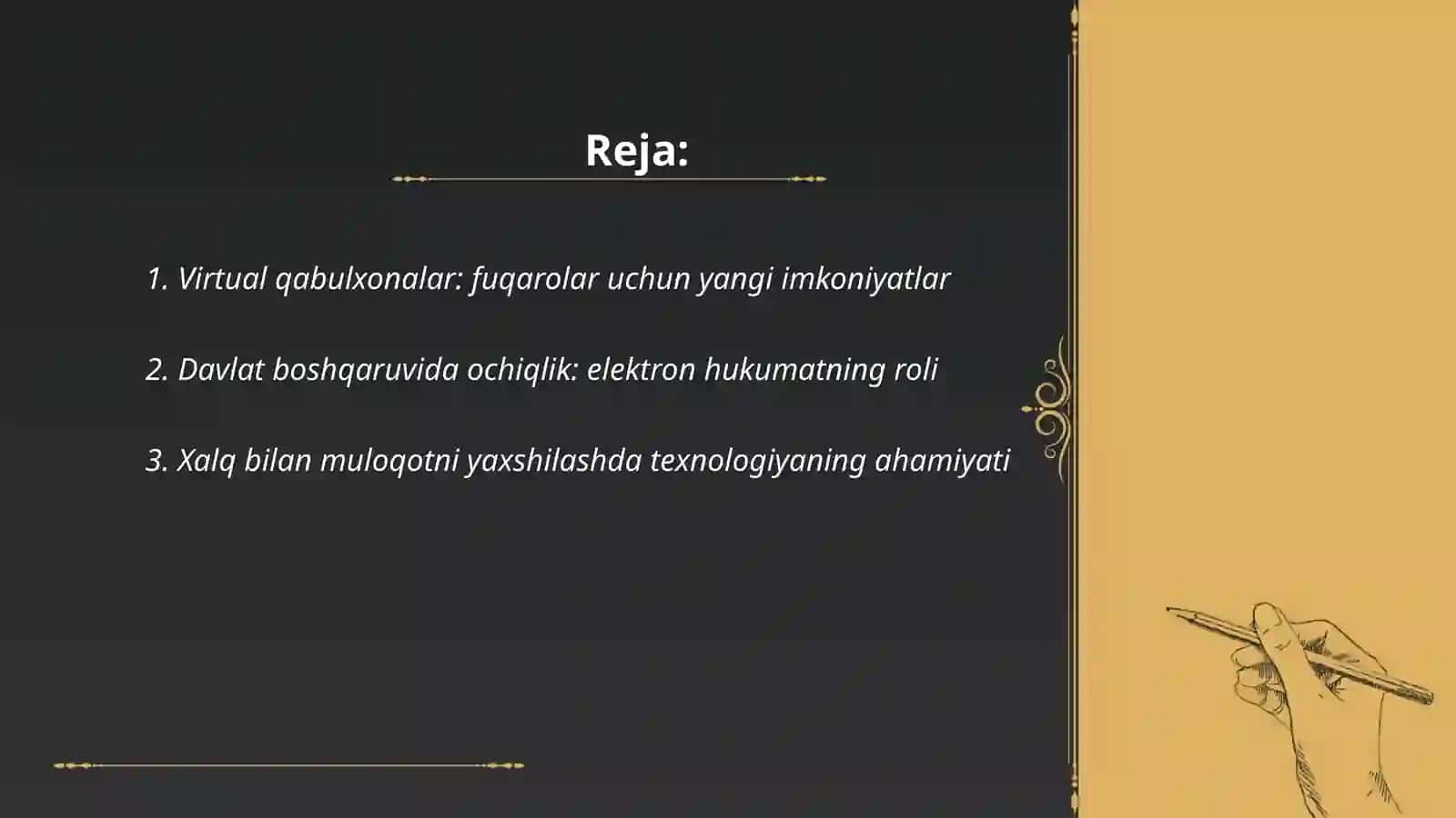 Virtual qabulxonalarning ochilishi 2