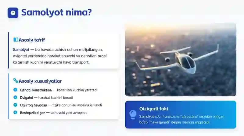 Samolyotlar va aviatsiya dunyosi 2