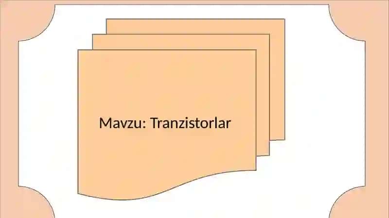 Tranzistorlar 2