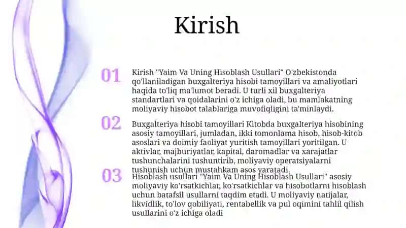 Yaim Va Uning Hisoblash Usullari 2