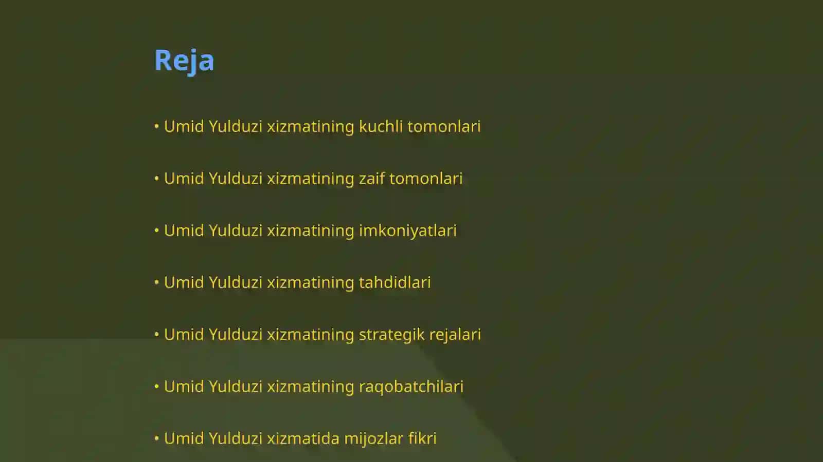 Umid Yulduzi nomli tabrik xizmati 2