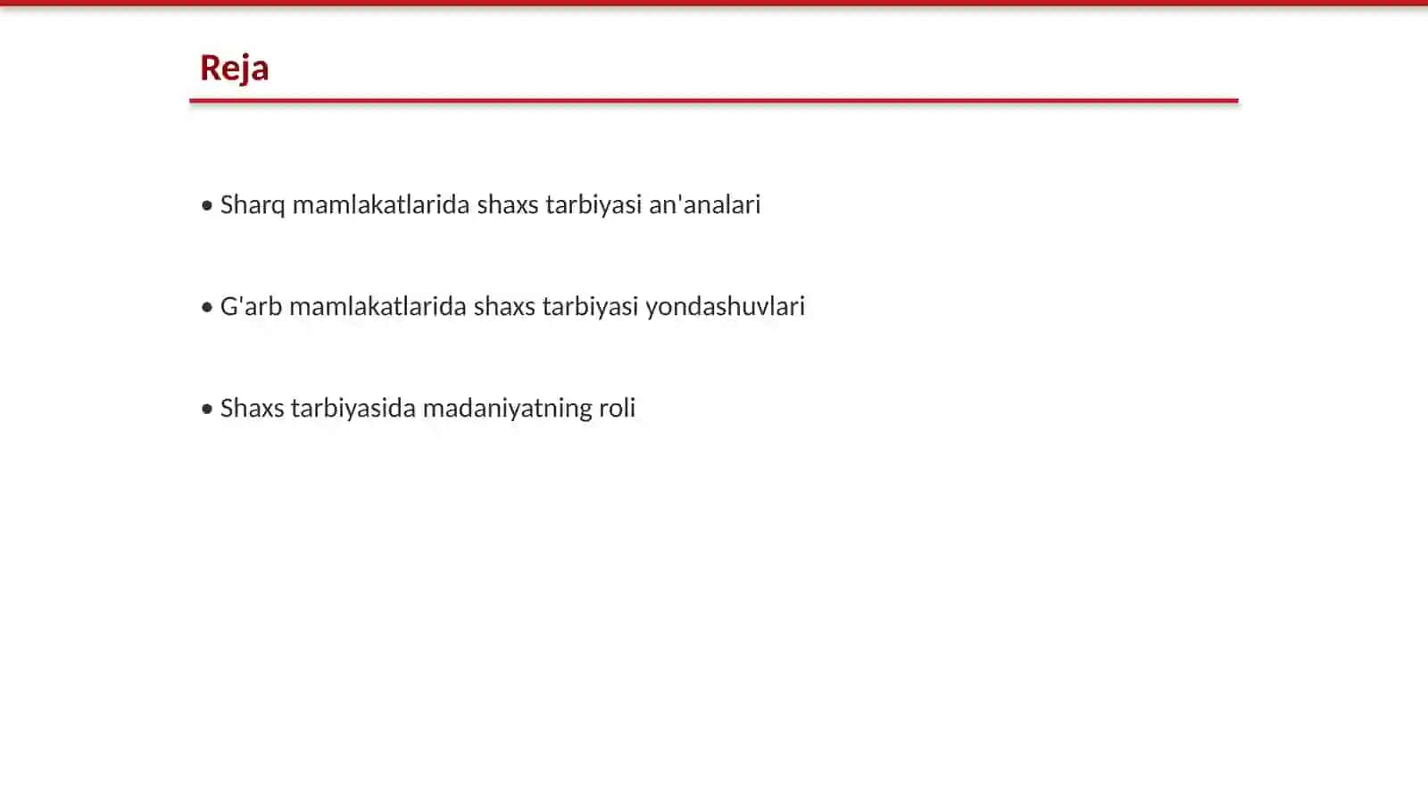 Sharq va G'arb mamlakatlarida shaxs tarbiyasi masalalari 2