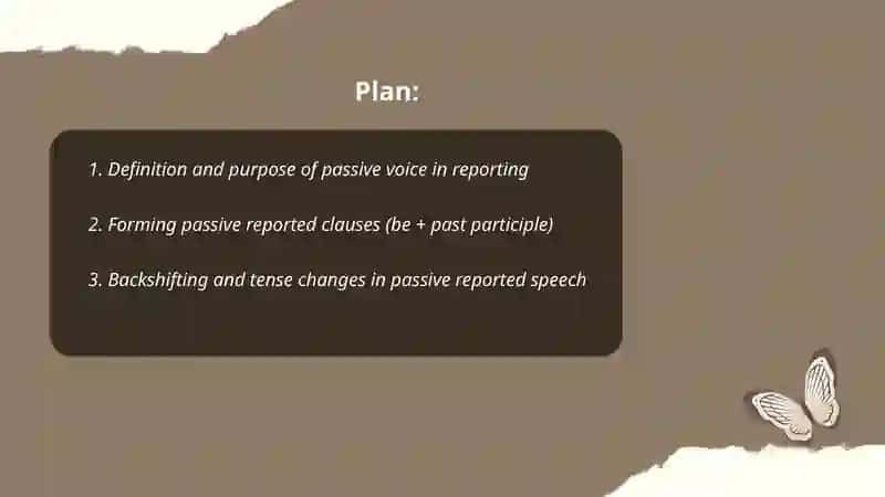 Reporting with passive verbs 2