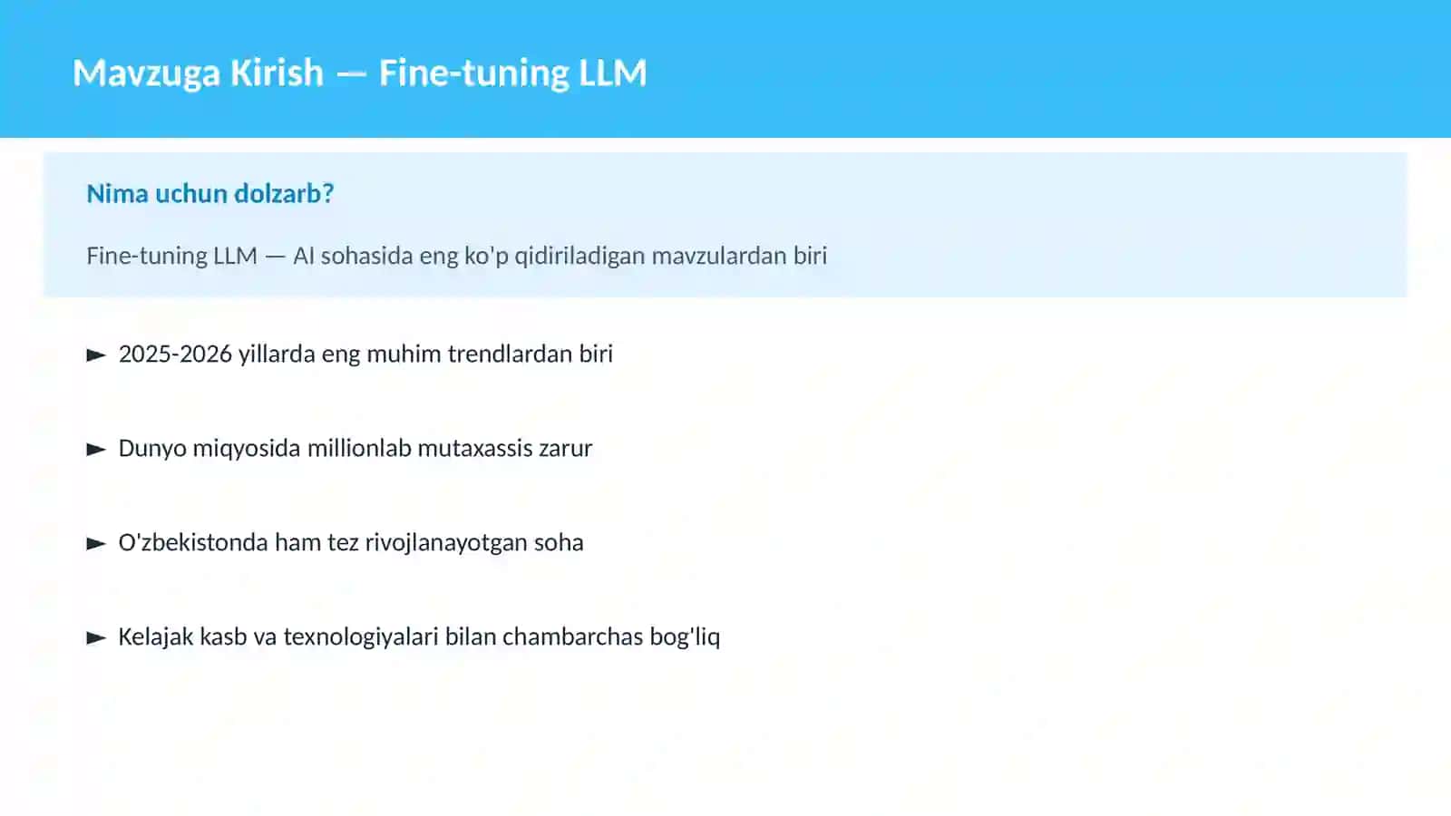 Fine-tuning LLM 2