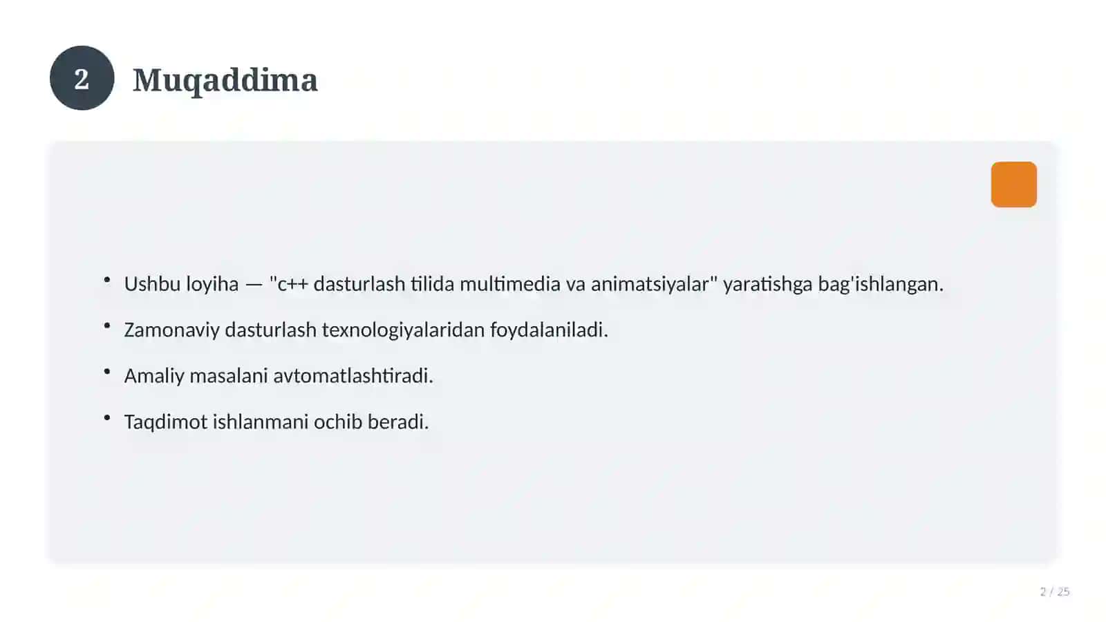 c++ dasturlash tilida multimedia va animatsiyalar 2