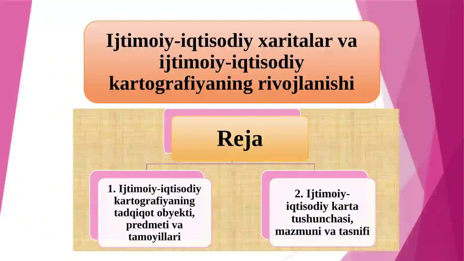 Ijtimoiy-iqtisodiy xaritalar va ijtimoiy-iqtisodiy kartografiyaning rivojlanishi 2