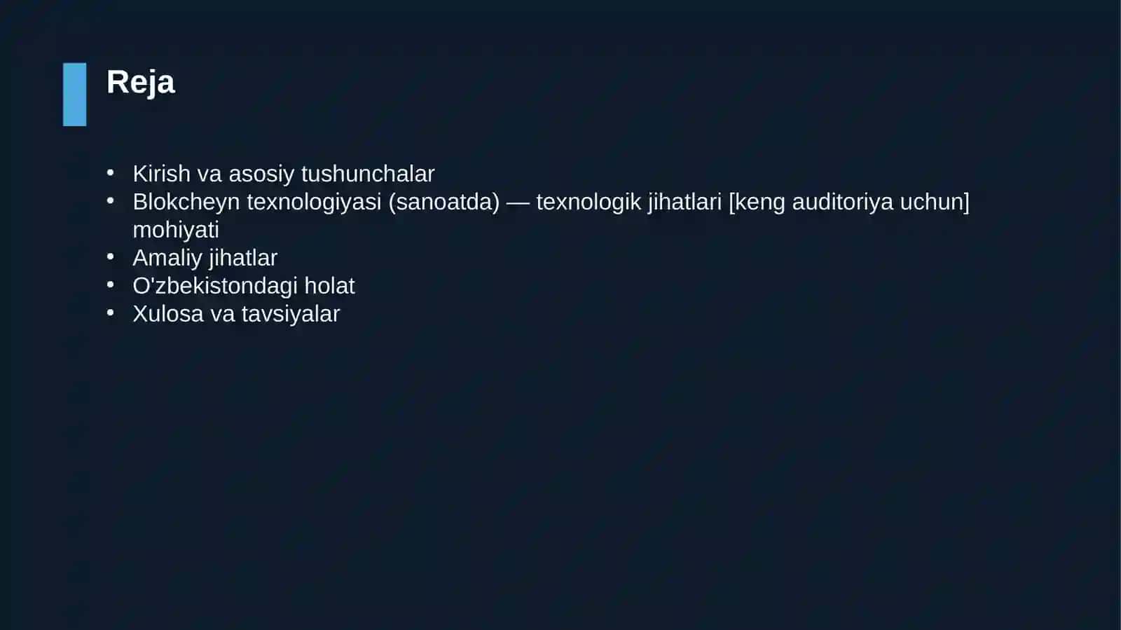 Blokcheyn texnologiyasi (sanoatda) — texnologik jihatlari [keng auditoriya uchun] 2