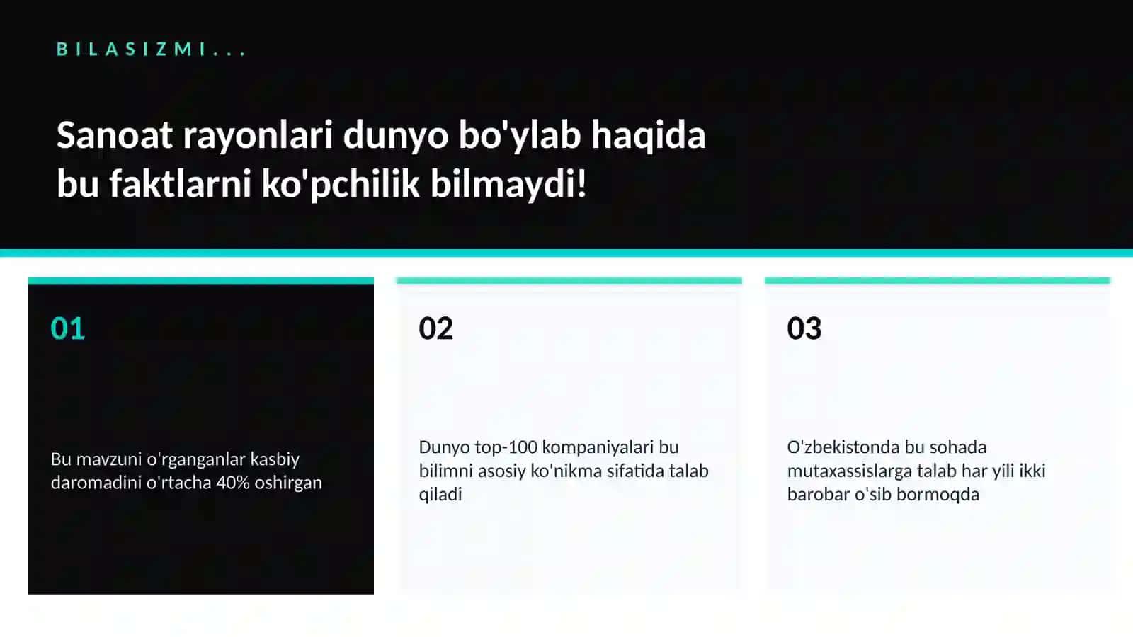 Sanoat rayonlari dunyo bo'ylab 2