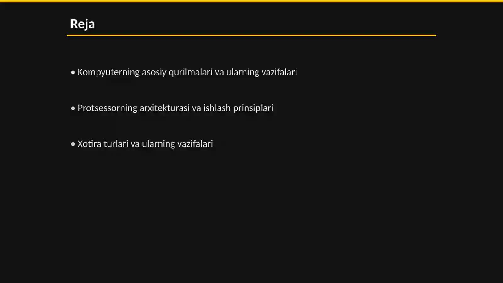 Kompyuterning asosiy qurilmalari vazifalari va unda ishlash prinsplari 2