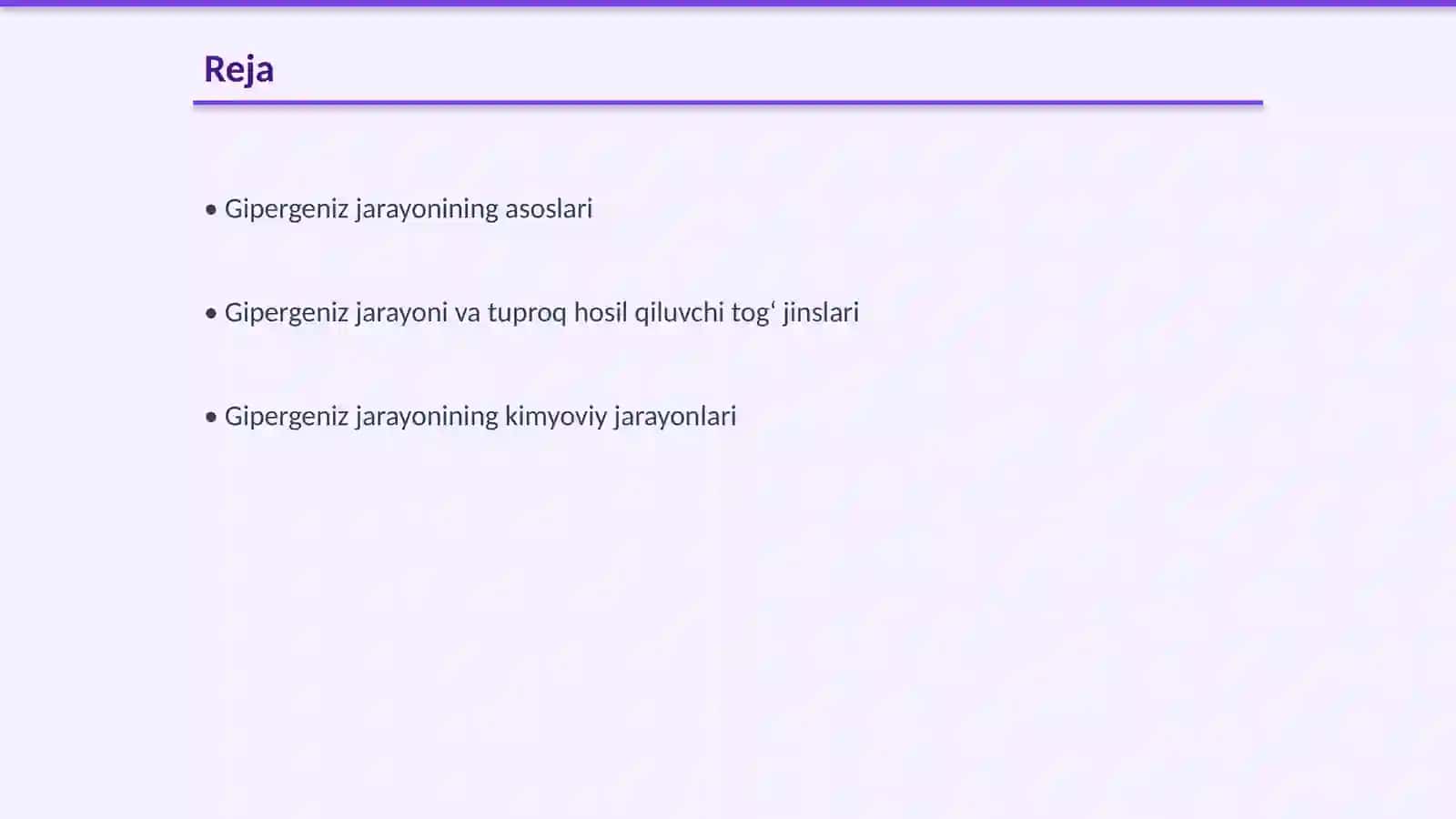 Gipergeniz (nurash) jarayoni va tuproq hosil qiluvchi togʻ jinslarining vujudga kelishi 2