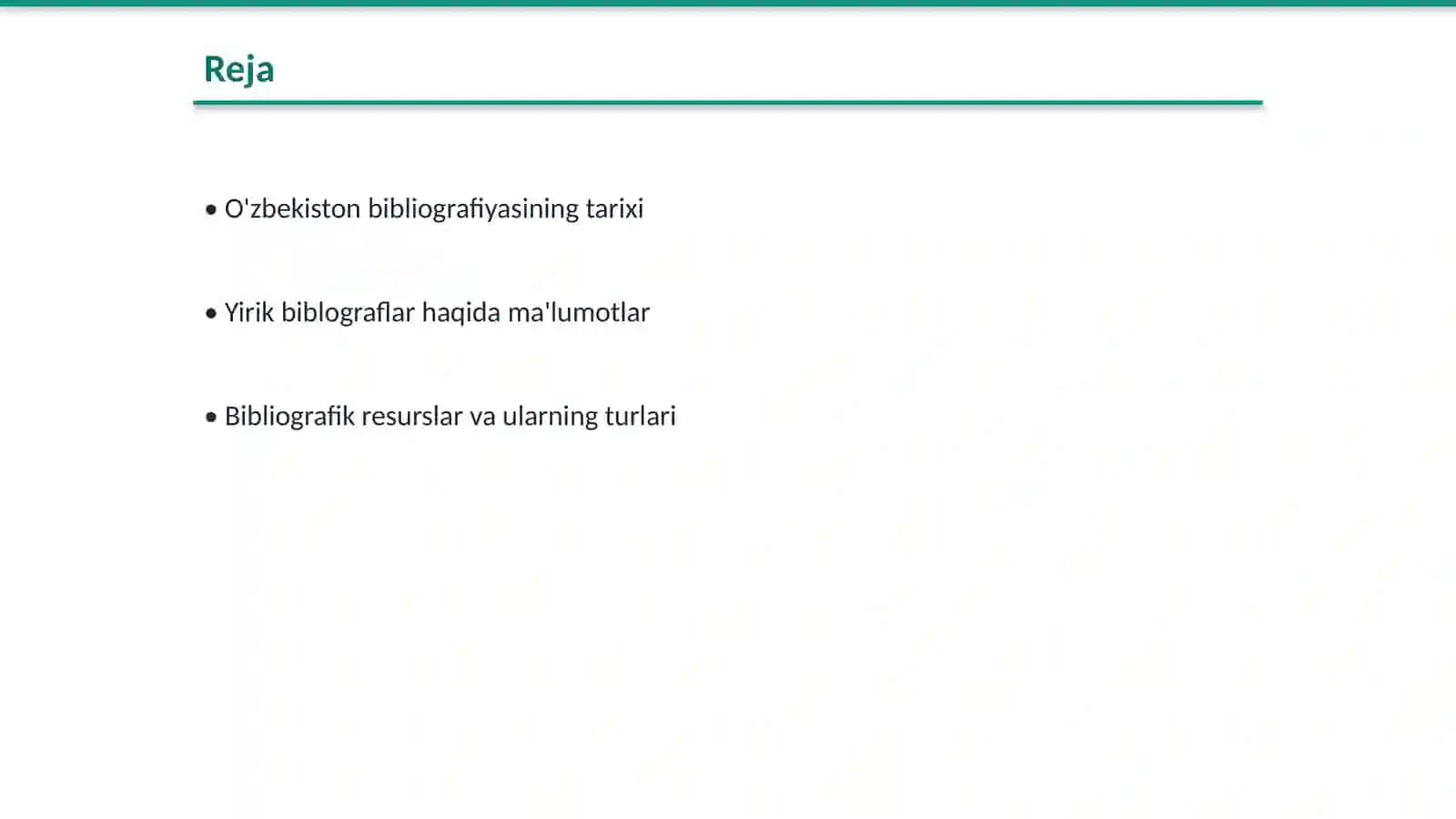 O'zbekistonning yirik biblograflari haqida bibliografik axborot 2