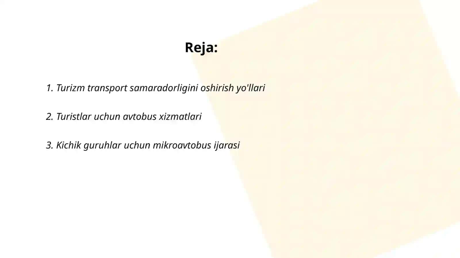 Turizm Transport Xizmatlari 2