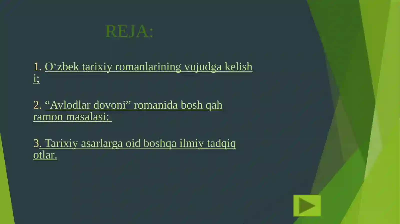 Tarixiy asarlarda bosh qahramon masalasi 2